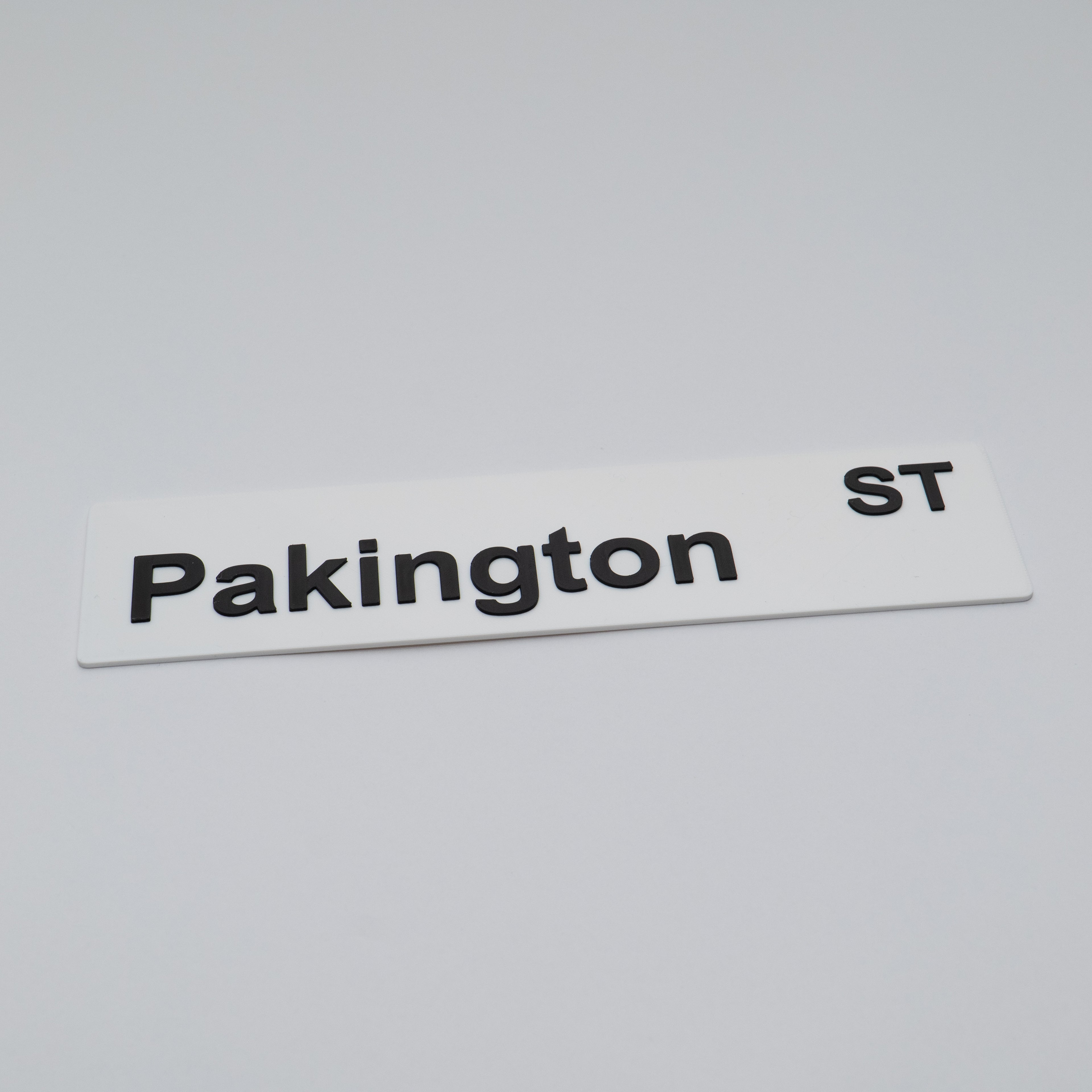 Custom Desktop Street Sign