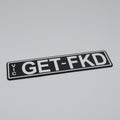 Custom Number Plate - Slim Line